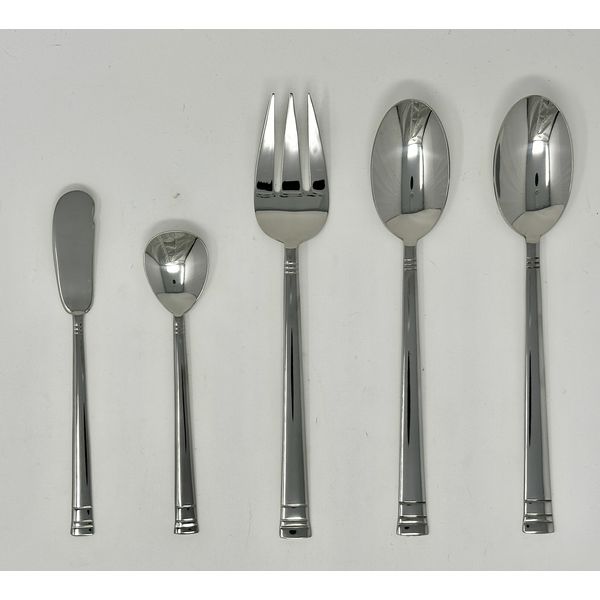 Oneida Sunnybrook 5 Piece Serving Set Quality Stainless Flatware