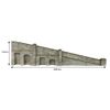 Metcalfe Tapered End Wall - Brick N Gauge