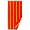 Softerry - Extra Soft Beach Towel 30 x 60 inch Cabana Stripe Hotel Pool and Resort Style Absorbent Terry 100% Cotton (Royal-Tur-Red-Pink, 4 Pack)