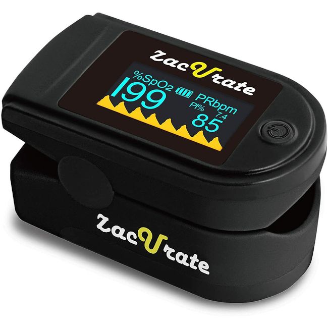 Zacurate 500C Fingertip Pulse Oximeter SpO2 Blood Oxygen Level Monitor O2 Meter