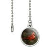 GRAPHICS & MORE Northern Cardinal Red Pine Perch Ceiling Fan and Light Pull Chain