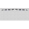 CLOPAY Garage Doors WHITE SUNSET 505  Window Inserts/Short Panel  Set of 8