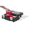 18" Heavy Duty Latching Removable Bins Cantilever Tool Box Storage Organizer