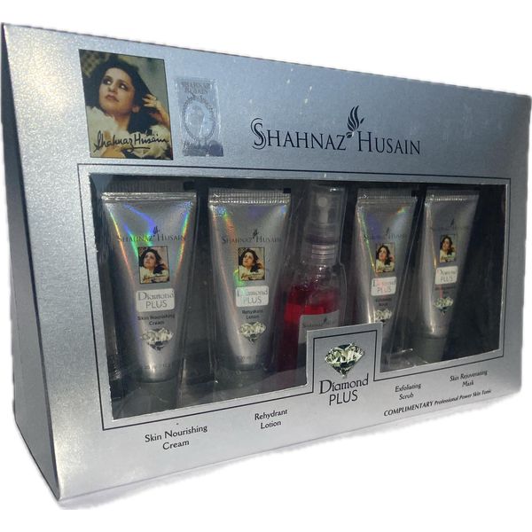 Shahnaz Husain Facial Kit Sahnaz Husain Diamond Kit Skin Care and Skin Repair Kit Diamond Skin Revival Kit/Facial Kit (Includes Professional Power Tonic 15 ml) 100% Original (See Hologram)