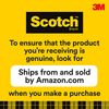 Scotch Long Lasting Storage Packaging Tape, 1.88" x 54.6 yd, Designed for Storage and Packing, Stays Sealed in Weather Extremes, 3" Core, Clear, 6 Rolls (3650-6)
