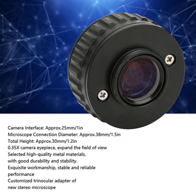 0.35X Microscope Adapter，CTV Microscope Lens Camera Interface Adapters ...