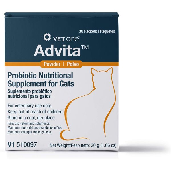 Advita Feline Probiotic Nutritional Supplement (30 Packets)