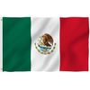 Mexican Flag 3x5ft Printed with Brass Grommets on 150D Polyester Material