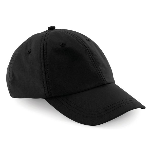 Beechfield Unisex Outdoor Waterproof 6-Panel Cap - One Size Fits All - Black