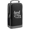 Flox Creative Black Sports Shoe Bag Testing on this one 1332cpp Horizontal Print