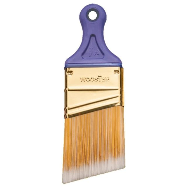 Wooster 5224-2 Silver Tip Thin Angle Sash Paint Brush, 2