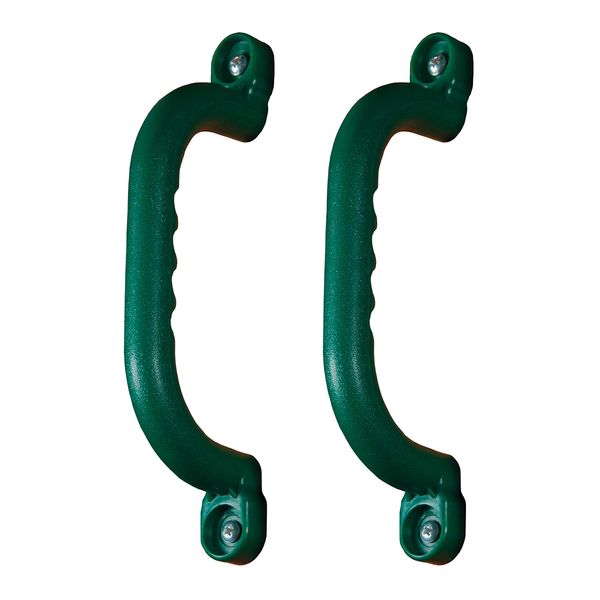 Gorilla Playsets 07-0005-G Plastic Safety Handle Pair Swing Set Attachment - Green (Pair)