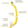 Cressi Ocean Junior Mask & Snorkel Kits, Yellow/White