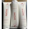 3 PACK Native Limited Edition Hand & Body Lotion, Candy Cane, Silicone Free