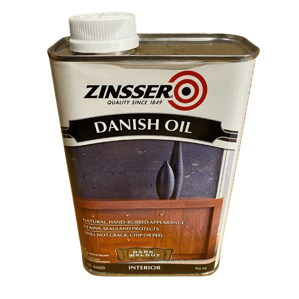 ZINSSER RUSTOLEUM DANISH OIL - Dark Walnut - (INTERIOR) 946ML