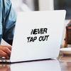 CafePress Never Tap Out Sticker Oval Car Bumper Sticker
