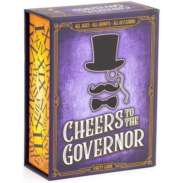 Lost Boy Entertainment Cheers to The Governor - Card Games - Party Games - Family Games - for Kids 8 and Up - Games for Adults - Family Game Night - Travel Games