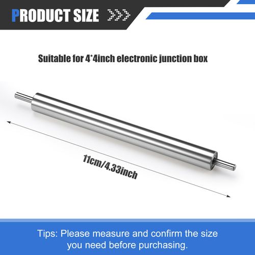 Chunful 1 Pcs Steel Wire Pulling Roller, Electrical Wire Pulling Tool, Single Person Operation, Supports and Keeps It Level with The Connector, for 4" Electrical Box