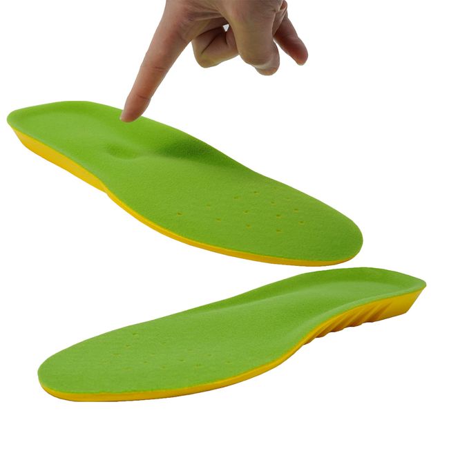 Happystep deodorant insole, shock absorption (mitigation) function, sweat absorbent insole (L 30.5 x 10.3 cm)