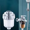 US Bathroom Shower Head Filter Silver Faucet Water Purifier Simple Installation