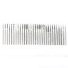 30Pcs Diamond Grinding Bits Set Stone Carving Tools 3/32" Shank for Nail Drill