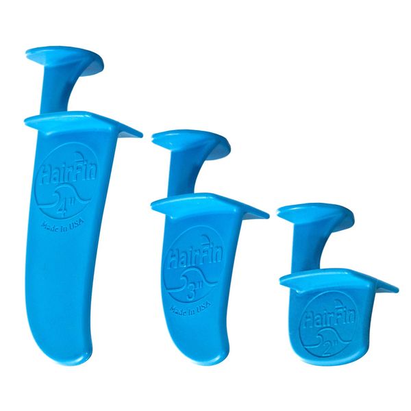 As Seen On Shark Tank - HairFin Haircut Tool Kit, Set of 3 Includes 2”, 3”, and 4” Hair Cutting Guides - Made in USA