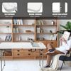 Folding Table Heavy Duty Plastic Foldable Table Small Adjustable Carrying Handle