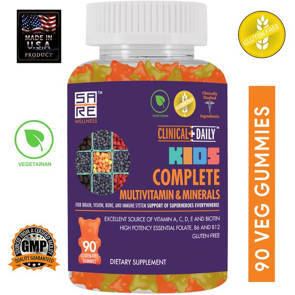 CLINICAL DAILY COMPLETE Multivitamin Gummies for Children, 90 Count