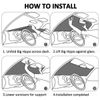 For Toyota Accessories Car SUV Windshield Sun Shade Foldable Window Cover Screen