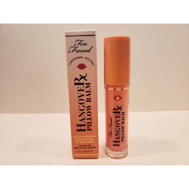 Too faced ~ Hangover Pillow Balm Ultra Hydrating lip Treatment ~ Mango Kiss~