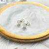 Philip Jones Synthetic White Opal Stud Earrings