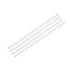 sourcing map 3mmx200mm Transparent Clear Solid Acrylic Round Rod PMMA Bar 4pcs