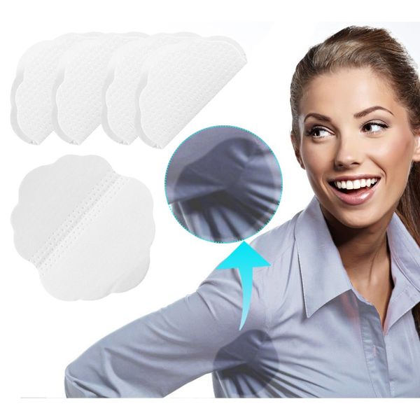 Armpit Prevent Sweat Pads, 30 Pair Foldable Disposable Quincunx Shaped Underarm Garment Protector Absorption Perspiration Shields