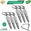 6 Pcs Jones Towel Clamp 3.5″ Sharp Pointed Tips Veterinary Surgical Instruments