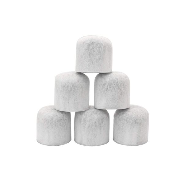 Generic Charcoal Water Coffee Filters Replacements Compatible with Most Farberware Digital Coffee Maker (6 Pack)