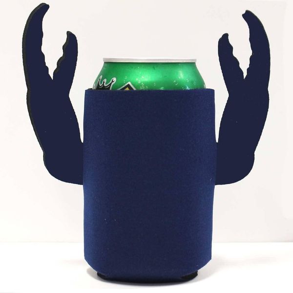 Basic (Blue) / Crab Claw Can Cooler - Blue / 10/$6.75 Each