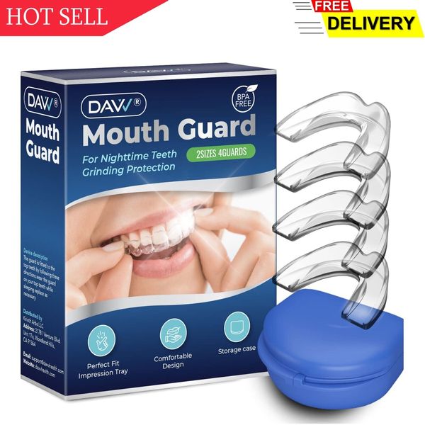 Mouth Guard for Clenching Teeth at Night Upgraded Night Guards for Teeth Grin...