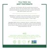 Desert Essence Tea Tree Oil Toothpaste - Mint - 6.25 Oz - Refreshing Taste - Deep Cleans Teeth & Gums - Helps Fight Plaque - Sea Salt - Pure Essential Oil - Baking Soda - Promotes Healthy Mouth