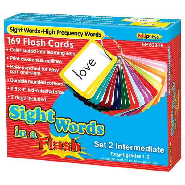 Edupress hand2mind-65500 Sight Words in a Flash, Flashcards