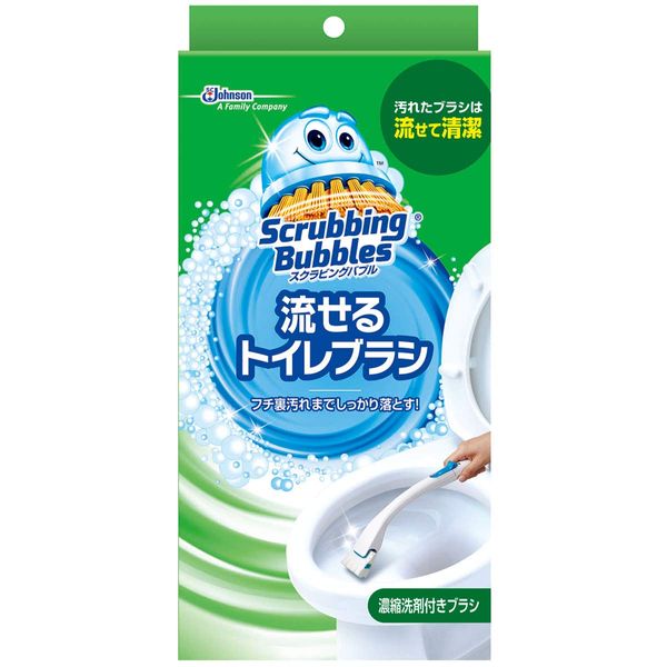 Scrubbing Bubble Shut Flushable Toilet Brush Set of 5