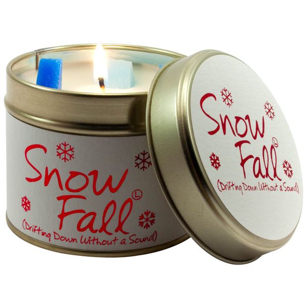 Lily-Flame Snowfall Tin, Pink