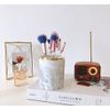 TK.Felly Makeup Brush Case Stand Marble Style Brush Holder Nail Brush Holder Pen Holder