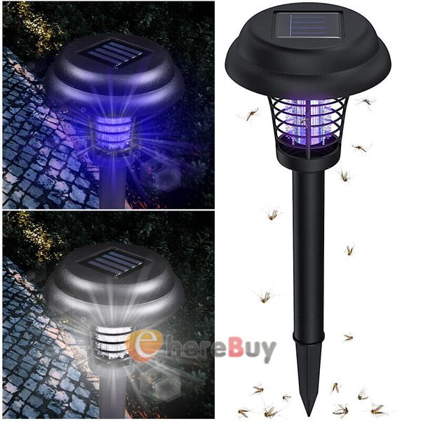 2024 Solar Bug Zapper Outdoor, Mosquito Repellent for Patio Yard Garden Farm NEW