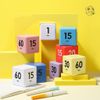 Kitchen Timer Cube, Kid Timer for Classroom Fitness, Desk for Studying Teaching Baking, Countdown Management Settings 15/20/30/60 Mins, Purple