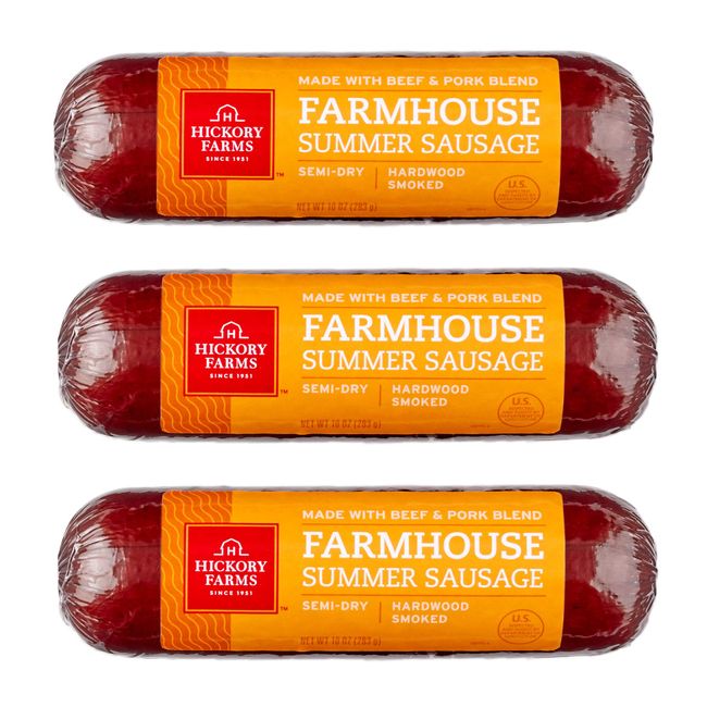 Hickory Farms Farmhouse Recipe Sweet Hot Mustard 10oz - Pack of 3