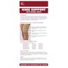 OTC Knee Support, Spiral Stays, Knit Elastic, 3X-Large