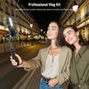 NEEWER PA048D Vlogging Kit: LED Light/Wireless Mic/Tripod for iPhone/Android