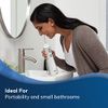 Waterpik Cordless Pearl Rechargeable Portable Water Flosser for Teeth, Gums, Braces Care and Travel with 4 Flossing Tips, ADA Accepted, WF-13 White
