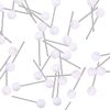 500 Pack Map Push Pins Map Tacks Small Size (White, 1/8 Inch)