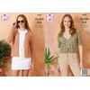 King Cole Womens Knitting Pattern Double Knit DK Ladies Cardigans (6300)